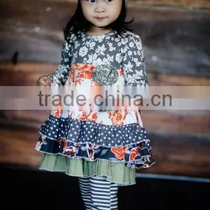 Bulk Wholesale Kids Clothing 2 Piece Outfit Little Girls Boutique Remake Clothing Sets thumbnail-5