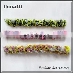 Fashion Design Rex Rabbit Raccoon Fur Scarf thumbnail-1
