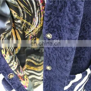 Top Quality Australia Sheepskin Coat Women Dark Blue Winter Cashmere Long Fur Coat thumbnail-4