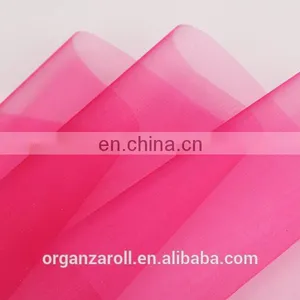 Hot Pink Organza Tulle Gift Wrap thumbnail-1