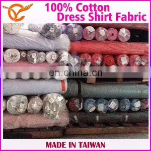 Latest 100% Cotton Shirt Fabric Stock Lots thumbnail-4