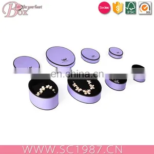 Oval Magic Purple Box With Lid thumbnail-2