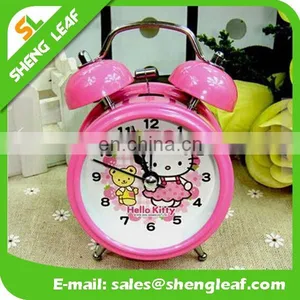 Hello Kitty Cute Small Alarm Clock Ringing the Bell Creative Cartoon Metal Clock thumbnail-2