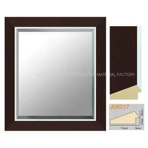 J08014 Wholesale Modern Popular Wall Mirrors,Fancy Plastic Wall Mirrors for Hotel Project thumbnail-5
