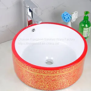 Europe Designer Luxury Ceramic Wash Hand Basin thumbnail-1