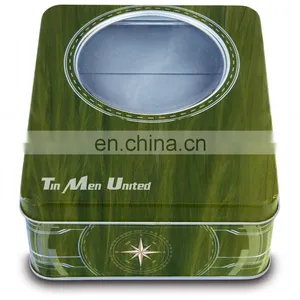 Olive Oil Package Gift Tin Box With Window thumbnail-1