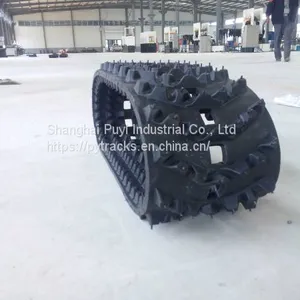 Snowmobile Rubber Track, Snow Blower Rubber Track, Snowcat Rubber Track 255*73*35 thumbnail-1