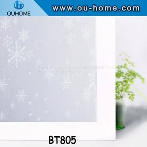 BT805 Self Adhesive Privacy Decorated Frosted Window Film thumbnail-1