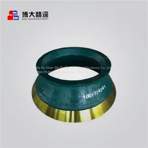 High Manganese Cone Crusher Accessories Parts Apply to Metso Nordberg GP500 Bowl Liner thumbnail-1
