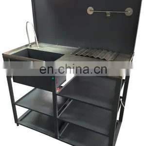 Lower Price Custom Size Work Bench Work Table With Cleaning Trough thumbnail-3