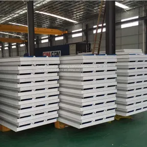 EPS/XPS Core Sandwich Panel Price for Warewhouse and Workshop Wall Panel thumbnail-3