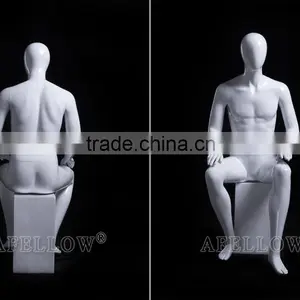 Sitting Male Abstract Mannequin thumbnail-4