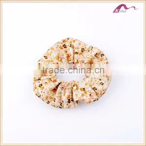 Girls Print Flower Scrunchies For Hair Accessories thumbnail-4