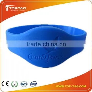 High Quality Waterproof Rfid Silicone Wristbands Logo thumbnail-1