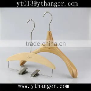 CY-662 Provide Best Sell Garment Wooden Clothes Hanger With Trousers Hanger thumbnail-5