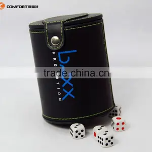 Best Quality Lid Leather Dice Cupcustom Protein Shaker thumbnail-5