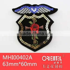 Custom Embroidery Patch for Fashion Ladies Wear thumbnail-1