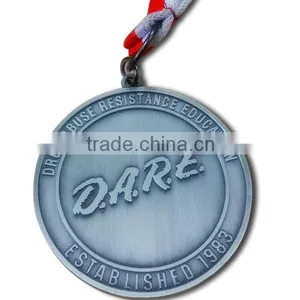 Metal Color Souvenir Medal or Customized Logo Medallion thumbnail-1