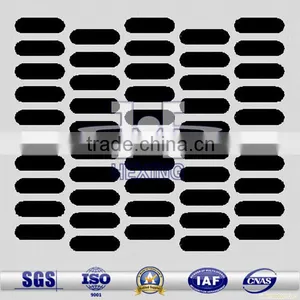 Oval Shape Opening Perforated Metal Architectural Mesh thumbnail-1