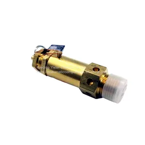 12bar 30bar Small Body Brass Material Spring Loaded A28X High Pressure Safety Valve for Air Compressor thumbnail-2