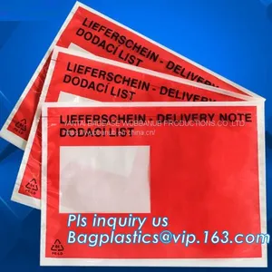 Packing List Envelope for AWB, Packing List Envelope Mailing Bag for Express, Packing List Enclosed Envelopes, Bagease thumbnail-5
