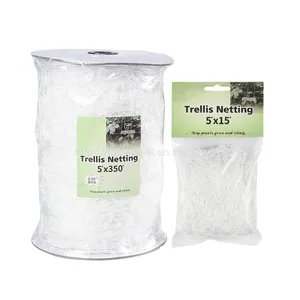 Tomato Support Mesh Climbing Net For Plant Scrog White Plant Support Net thumbnail-3