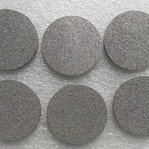 1mm Thickness Titanium Sintered Metal Porous Filter Plate Porous Titanium Filter Powder Metallurgy Filtration PEM Electrolysers thumbnail-3