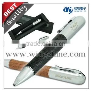 Best Selling Products ! Leather Ballpoint Pen Drive With Custom Logo Pen thumbnail-1