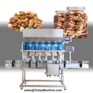 Automatic Weigher Filling Machine Lines for Granule Salt Rice Bean Sugar Popcorn Nuts thumbnail-2