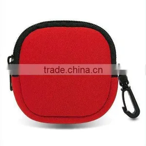 Red Neoprene Case With Zipper thumbnail-1
