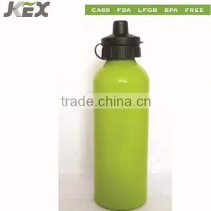 Aluminum Sport Water Bottle With Nozzle Lid thumbnail-3