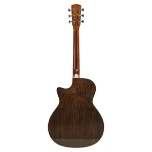 OTIS Acoustic Guitars Factory Supply 40 Inch GB Body Shape Cut Away Spruce Solid Guitar thumbnail-2