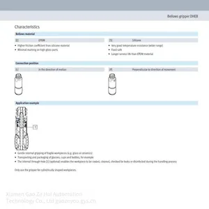 Original Festo Airbag-type Pneumatic Gripper Dheb-8-e-d-e-l 1320765, the Whole Series Can be Inquired thumbnail-5