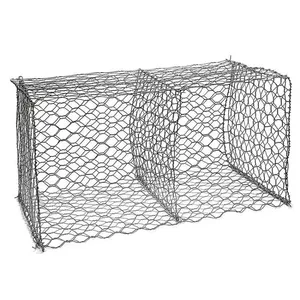PVC Coated Gabion Box 100*120mm Mesh Size for Riverbank Stabilization thumbnail-1