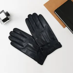 Factory Custom Hot Sale Goat Sheep Skin Leather Glove High Quality Breathable Glove Hands Warm thumbnail-1