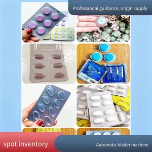Dpp-80 Aluminum-plastic Blister Packaging Machine, Packaging Equipment for Candies, Honey Pills and Capsules, Flat-type Tablet Aluminum-plastic Packaging thumbnail-1