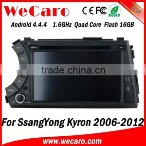 Wecaro Android 4.4.4 WIFI 3G Car Dvd Player for Ssangyong Kyron Gps Navigation Multimedia System 2006 -2012 thumbnail-4