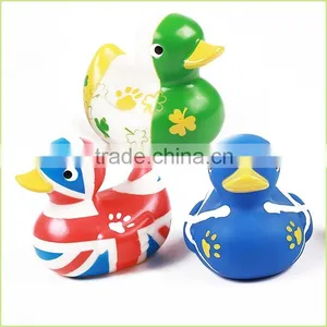 Plastic Play Water Bath Toys Children Toys Colorful Duck Bath Toys thumbnail-4