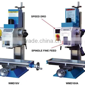 16mm 400x120mm Small Table Size Variable Speed Milling and Drilling Machine,Mini Milling Machine, Hobby Milling Machine thumbnail-1