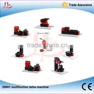 Mini 8 in 1 Kits Z8001 Multifuction Lathe Machine for Woodworking Handcrafts thumbnail-1