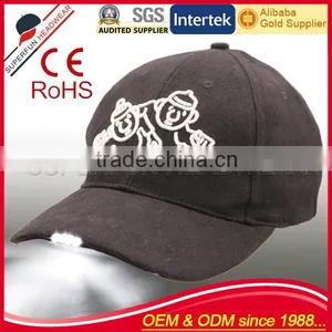 Factory Supply Customized Logo LED Light Baseball Cap thumbnail-1