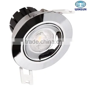 Chroming Color COB Ceiling Light 11W 2.5inch Dimmable thumbnail-1
