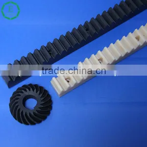 Flexible Cnc Machining Plastic Nylon Rack Gear for Sliding MC Nylon Gear Rack thumbnail-1