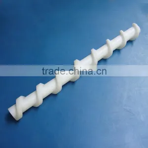 High Wear Resistance CNC Machining Parts Plastic Nylon Conveyer Screw Rod for Bottle Extuder thumbnail-5