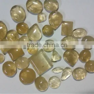 Beer Quartz Gemstone Flatback Loose Semi Precious Stone Cabochons thumbnail-1