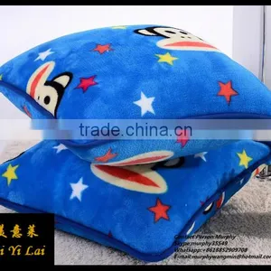 Cute Plain Warm and Cozy Polyester Flannel Fleece Pillowcase thumbnail-4