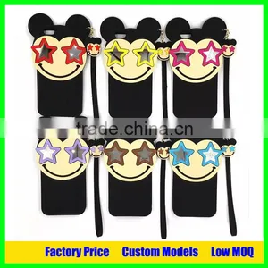 Black Silicone Mobile 3d Phone Case Cover for Iphone 5s 5c 5 Cell Phone Case Cover Back Cover thumbnail-1