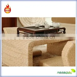 Unique Design Environmental Handmade Natural Fiber Cornhusk Tea Table Set thumbnail-1
