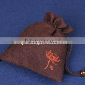 Factory Good Quality Small Jewelry Drawstring Bag, Gift Bag, Jewelry Pouch With Logo in Custom thumbnail-2