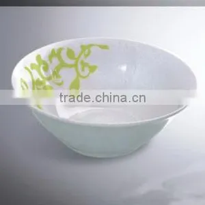 5" White Porcelain Salad Bowl thumbnail-1